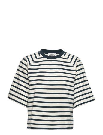 Heavy Single Stripe Trista Tee Patterned Mads Nørgaard