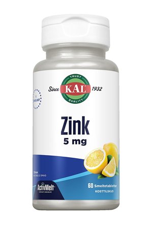 KAL Zink 5 mg, Helse & Madvarer, Mineraler, Zink