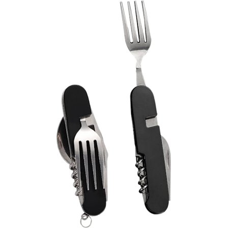 2 stk sammenleggbart bestikk Camping Multifunksjonelt Rustfritt Stål, ZQKLA