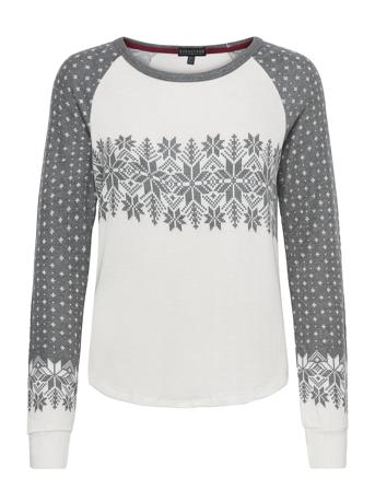 L/S Top Grey PJ Salvage