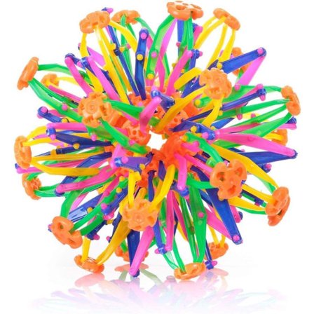 Magisk ekspanderende ball for barn – Trekkspillball som åpner og lukker – Lek, koordinasjon og bevegelse_TF_TF