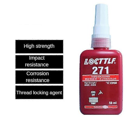 Loctite 243/242/263/271/222 Gevindlåsning Blå Bolt Skrue Hurtig Fix Skruelås 50ML color271