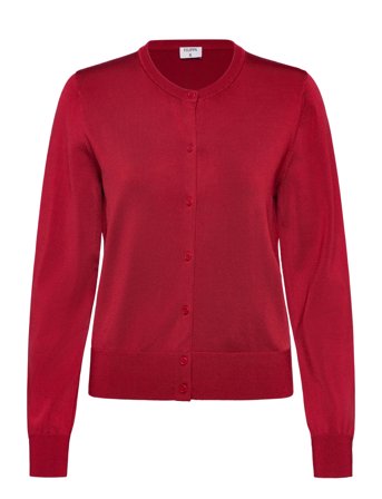 Glossy Knit Cardigan Red Filippa K
