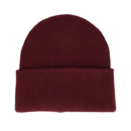 Beechfield - Engineered Burgundy Soft Deep Cuffed Cuff Red Beanie - @ Hatstore