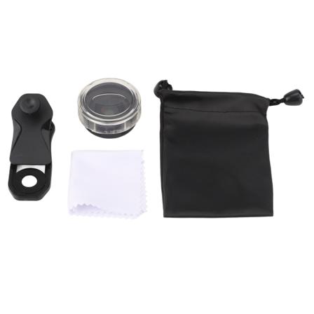 HD smarttelefonlinse 2 i 1 10X makro 120 graders vidvinkel mobiltelefon kameralinse