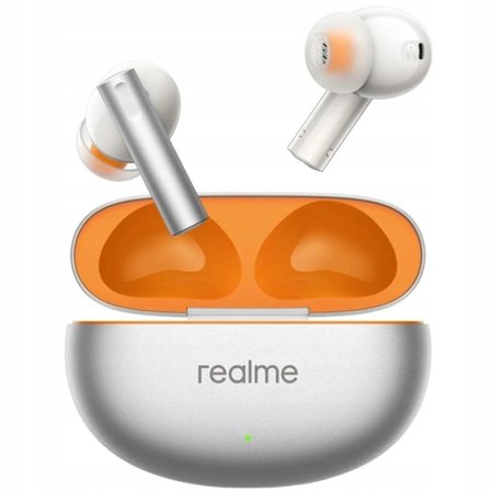 In-Ear Headphones - REALME - Buds Air 6 - Bluetooth - ANC - Sølv