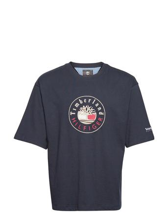 Thxtbl Ri Logo T Shirt Ss Blue Tommy Hilfiger