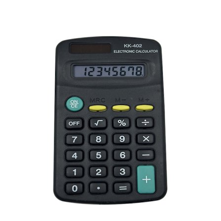 2pk Lommeregner - Håndholdt Mini Lommeregner Batteridrevet 8-cifret Lille Lommeregner Desktop Basic Lommeregner