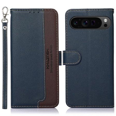 KHAZNEH Til Google Pixel 9 Pro XL Pung Etui Litchi Struktur Telefoncover