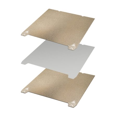 Kaksipuolinen PEO PEI jousiteräslevy K1 3D-tulostimen lämpöpedille, helppo irrotus, 310x315mm