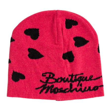 Boutique Moschino, Beanie Roze, Dames, Maat:ONE Size