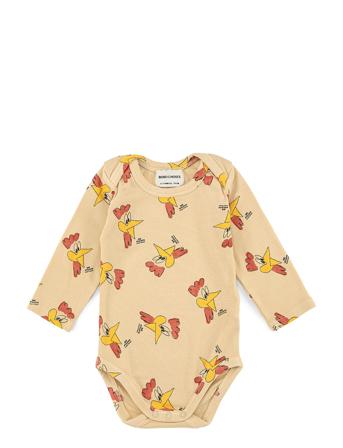 Mr' Oclock All Over Long Sleeve Body Bodies Long-sleeved Multi/mönstrad Bobo Choses