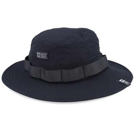 Salty Crew - Zwart bucket Hoed - Apex Boonie Black Bucket @ Hatstore