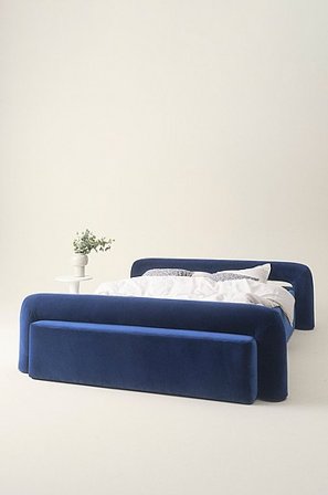 Jotex - Bedframe 180 Cm Ultrablauw Ultrablauw - KOMORO - Koop Bedframes bij Jotex