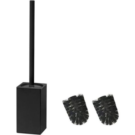 Nykyaikainen WC-harja ja -teline, helppo puhdistaa, liukumaton pohja ja öljytty pronssi kylpyhuoneen hygieniaan