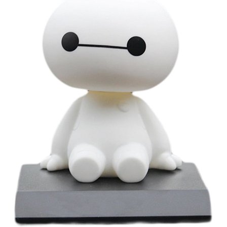 Auton nyökkynukke, hienot auton koristeet, söpö lihava valkoinen auton sisustus, heiluva pää -lelu, luova kodin sisustus