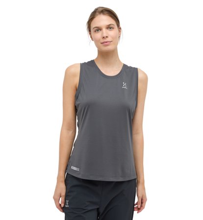 Haglöfs L.I.M Tempo Trail Tank Women Magnetite - Naiset - XS