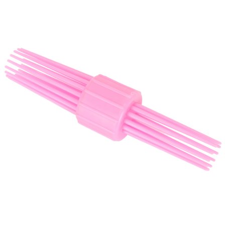 Halkfri Portabel Hårrullningskam Skonsamma Lockar Multi-Tand Styling Locktång för Kvinnor