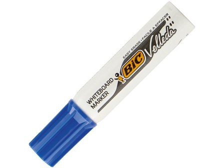 BIC Whiteboardpenna, VELLEDA 1781, ketonbaserat bläck, 3,5–5,5 mm, mediumspets, blå - Lyreco - Kontorsmaterial - Pennor - Whiteboardpennor - Skuren 