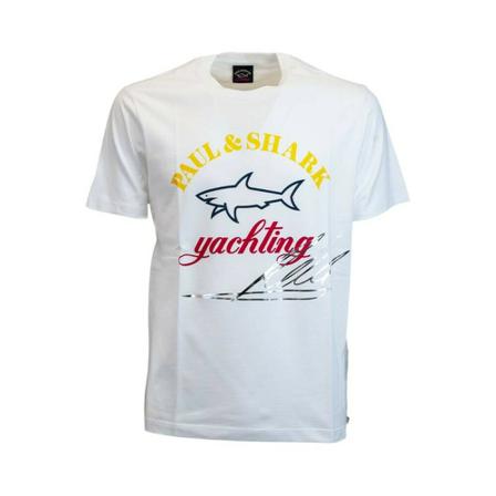 Paul & Shark Roberto Mancini T-shirt Hvid, Herre T-shirts