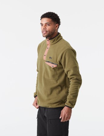 PICTURE ORGANIC CLOTHING Arcca 1/4 Fleece - Khaki green - M