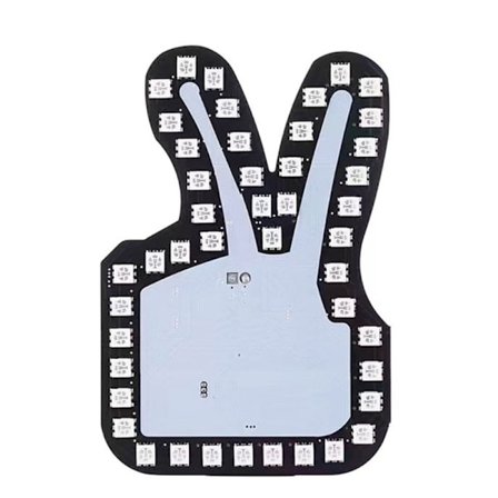 Bil Bakfönster Fingerljus Finger Bil Finger Gesture Light Bil LED-skyltljus