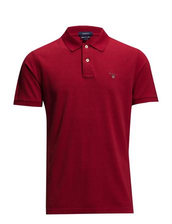 Original Pique Ss Rugger Polos Short-sleeved Punainen GANT