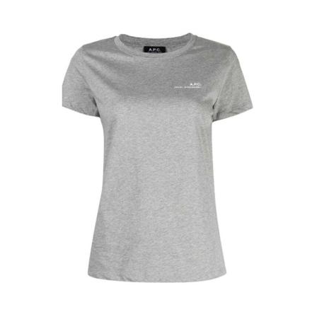 A.p.c., T-Shirts Grijs, Dames, Maat:S