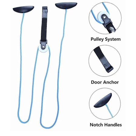 Axeltræk - Akselterapi træningssystem til udendørs brug - Fysioterapiudstyr Overarmsøvelsesudstyr Lindre akselsmerter blå