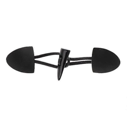 6 Par Lærhorn Toggle Lukking Knapper Frakk for Jakke Duffel Sjal Klær