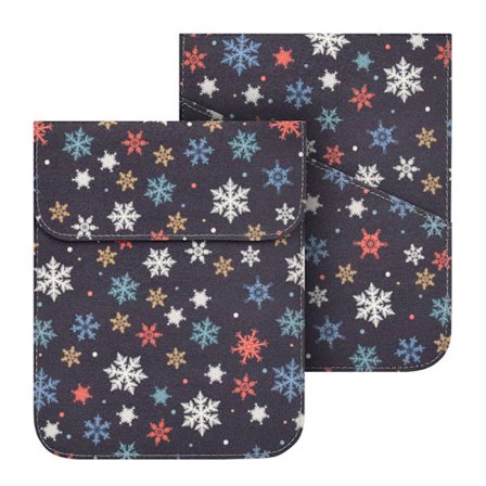 Etui til 7" E-læser Cover Magnetisk Lukning (Snefnug)