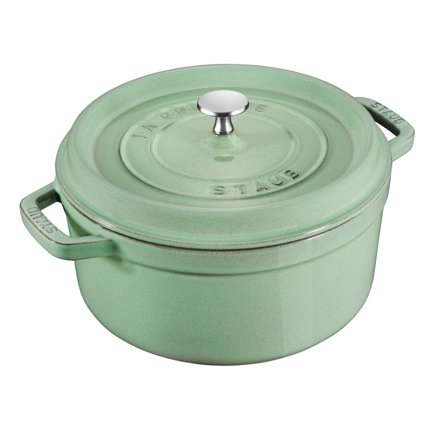 Staub Valurautapata 26 cm, salvianvihreä