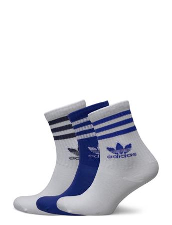Crew Sock 3Str Lingerie Socks Regular Socks Blå Adidas Originals*Betinget Tilbud