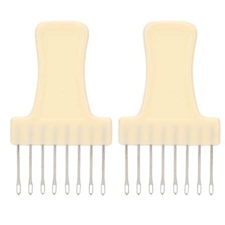 2 stk. Strikkemaskine Overføringskam 8 Nåle til Brother KH260 KH230 KH270 SK151 SK155