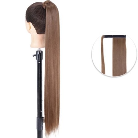 MERISIHAIR 55 85cm synteettinen poninhäntä pitkä suora viini punainen blondi ponipyrstö hiuspidennykset lämmönkestävä kortehiuskorte