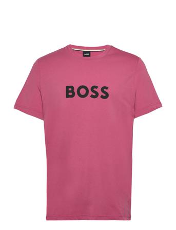 T-Shirt Rn Underwear Night & Loungewear Pyjama Tops Vaaleanpunainen BOSS