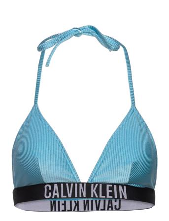 Triangle-Rp Swimwear Bikinis Bikini Tops Triangle Bikinitops Blå Calvin Klein*Betinget Tilbud