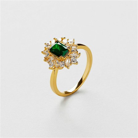Cocktail Ring Emerald