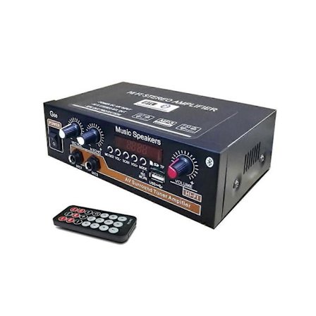 G50 Digitaalinen Vahvistin Monitoiminen Kaksoisvahvistin Ääni Stereovahvistin Autotarvikkeet EU-pistoke