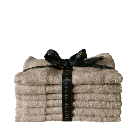 Rituals Super Smooth Cotton Guest Towel Tillbehör Unisex Beige 30X30CM