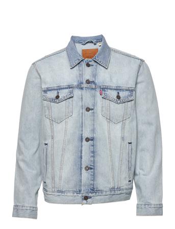The Trucker Jacket New Light T Dongerijakke Denimjakke Blå LEVI ́S Men