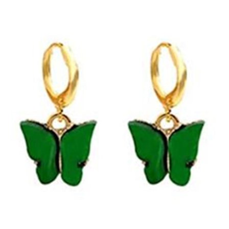 Fjärilsörhängen Hänge Dam Tjej Fest Smycken 1 Par