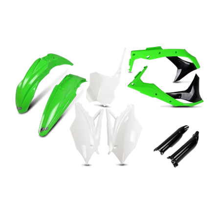 Komplettes UFO Plastikset - Kawasaki KX 250 2019-2020