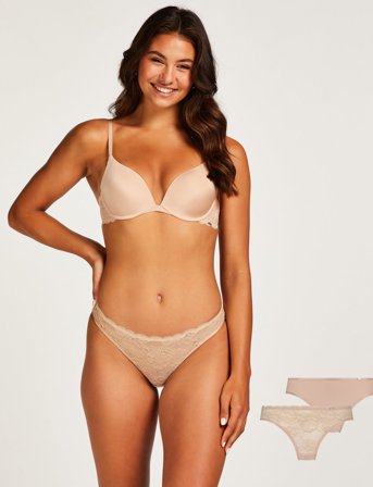 Hunkemöller 2-Pack Angie Rio - Pink - L