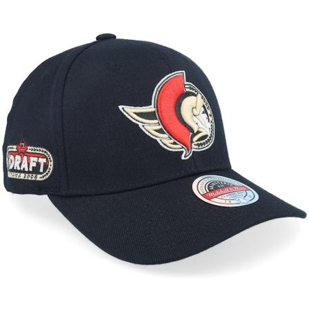 Mitchell & Ness - NHL Svart adjustable Caps - Hatstore Exclusive x Ottawa Senators 2008 Draft Black Adjustable @ Hatstore