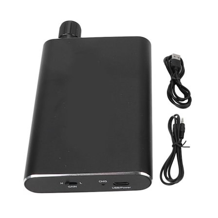 HiFi-kuulokevahvistin Kannettava Kuulokevahvistin AUX-Subwoofer-vahvistin Matala Melu 2-vaiheinen Vahvistuskytkimen