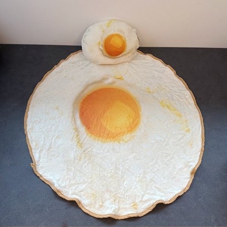 Mat Simulerings Tryckt Flanell Filt