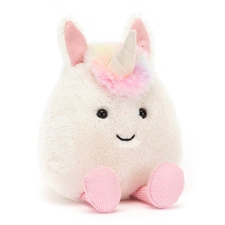 Jellycat Jellycat Amuseabean Unicorn kosedyr 10cm