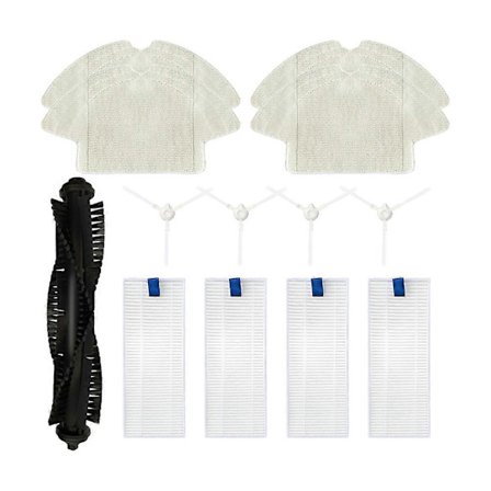 Elvita CRD4550V / CRD4550S varaosat tarvikkeet pääharja sivuharja moppiliina suodatin