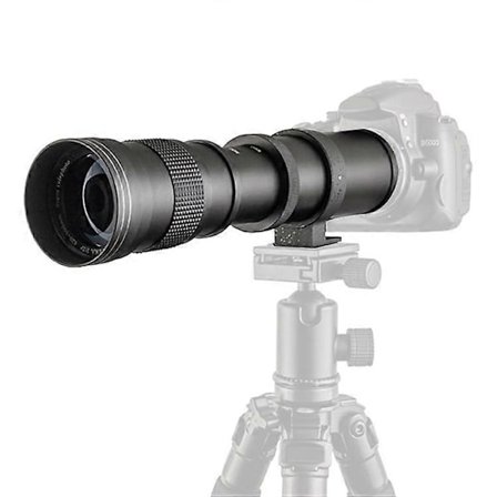 420-800mm F / 8.3-16 Teleobjektiv Kamera Zoomobjektiv Kompatibel Kompatibel med Canon, Sony, Minolta, Nikon-Perfet
